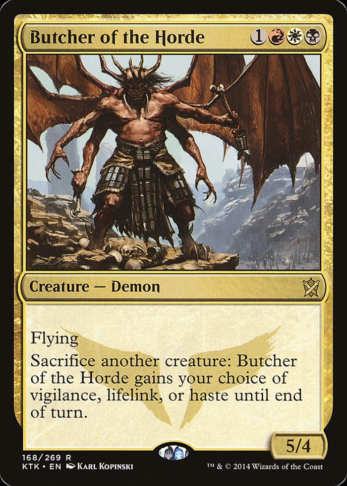 Butcher of the Horde x4 Khans of Tarkir SP Condition Magic the Gathering MTG