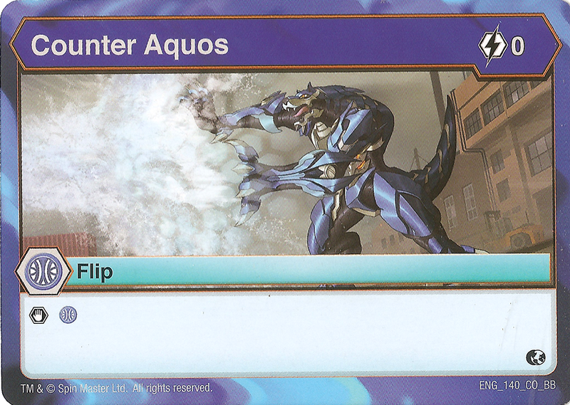 BAKUGAN Battle Brawlers Planet COUNTER AQUOS ENG 140 CO BB