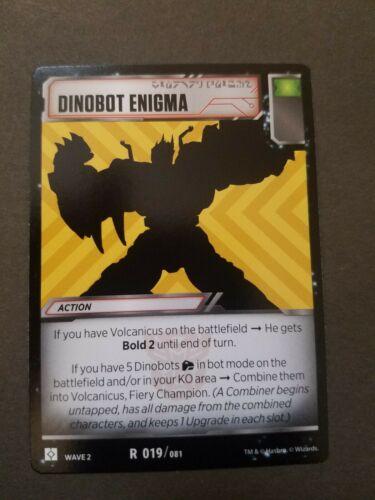 Transformers TCG Dinobot Enigma (rare)