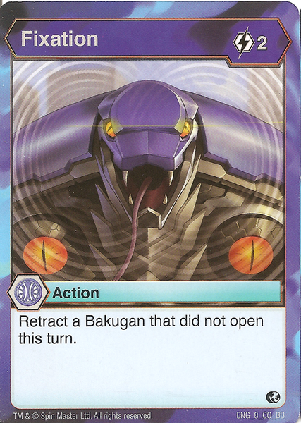 BAKUGAN Battle Brawlers Planet FIXATION ENG 8 CO BB