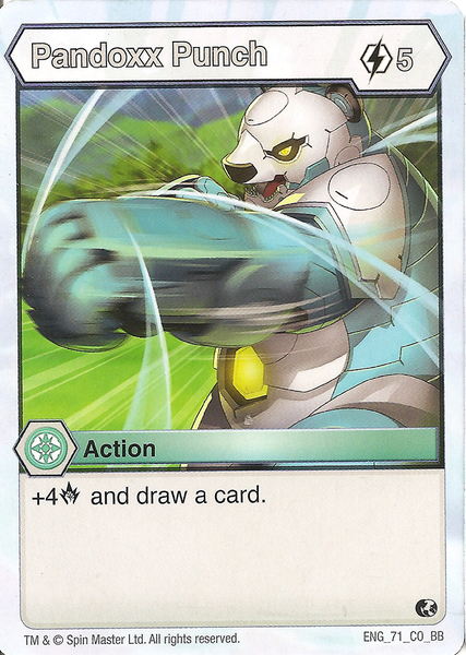 BAKUGAN Battle Brawlers Planet PANDOXX PUNCH ENG 71 CO BB