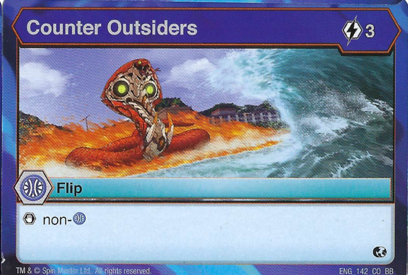 BAKUGAN Battle Brawlers Planet COUNTER AGGRESSION ENG 139 CO BB
