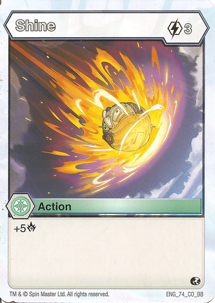 BAKUGAN Battle Brawlers Planet SHINE ENG 74 CO BB