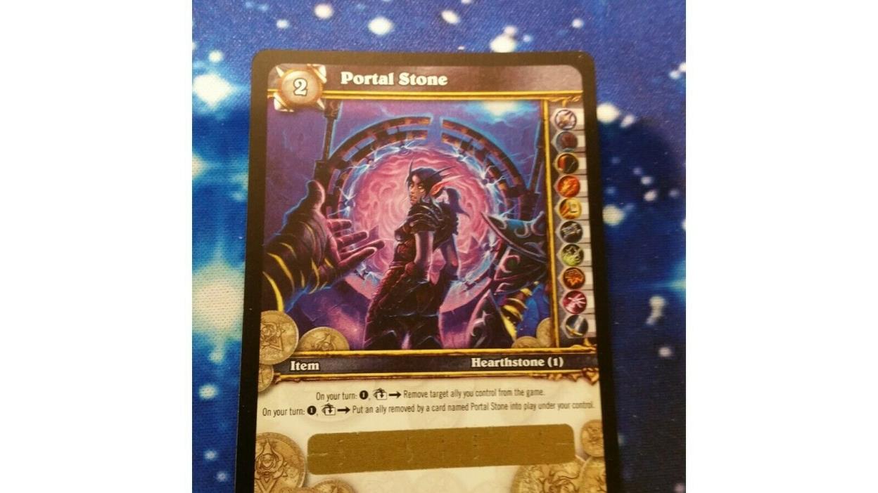 Ethereal Portal Stone Hearthstone - World Of Warcraft - Wow Loot Card TCG