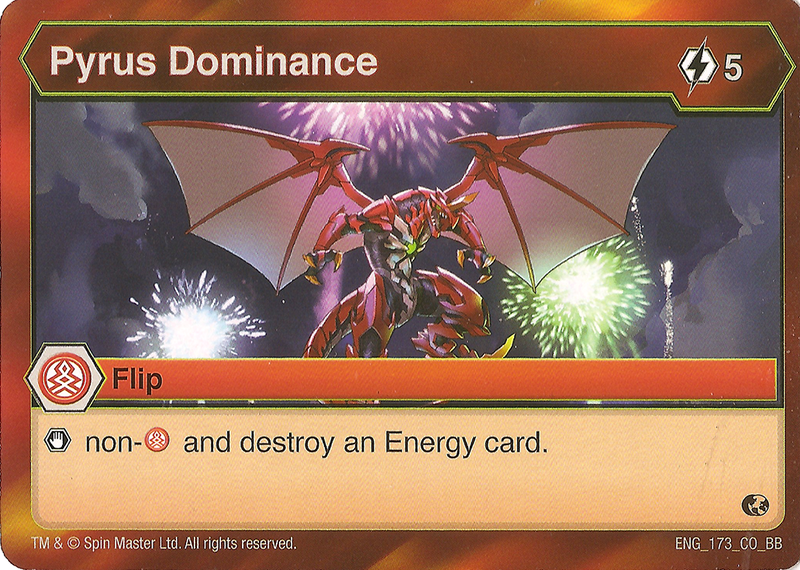 BAKUGAN Battle Brawlers Planet PYRUS DOMINANCE ENG 173 CO BB