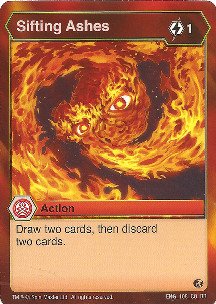 BAKUGAN Battle Brawlers Planet SIFTING ASHES ENG 108 CO BB