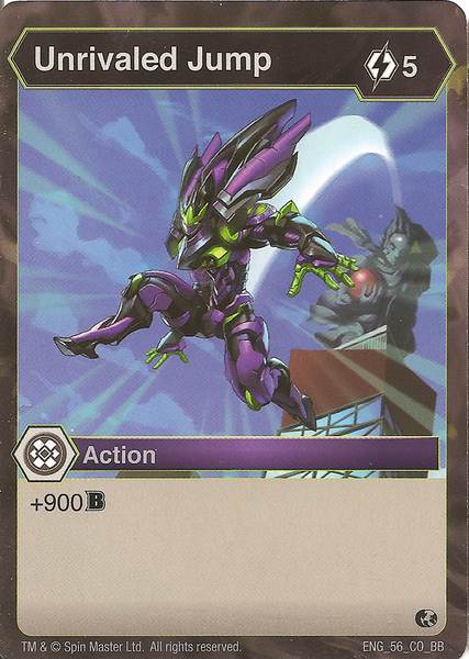 BAKUGAN Battle Brawlers Planet UNRIVALED JUMP ENG 56 CO BB