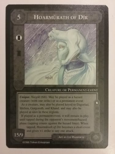 MIDDLE-EARTH CCG MECCG HOARMURATH OF DIR THE WIZARDS LIMITED TWL METW RARE LOTR