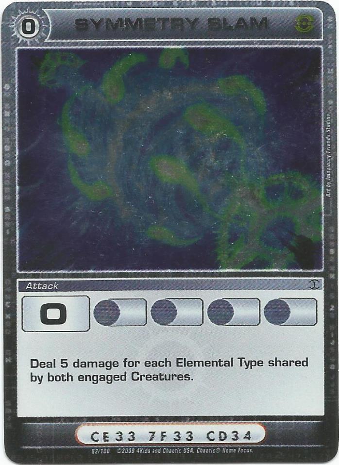 Chaotic Symmetry Slam 62_100 RARE Silent Sands
