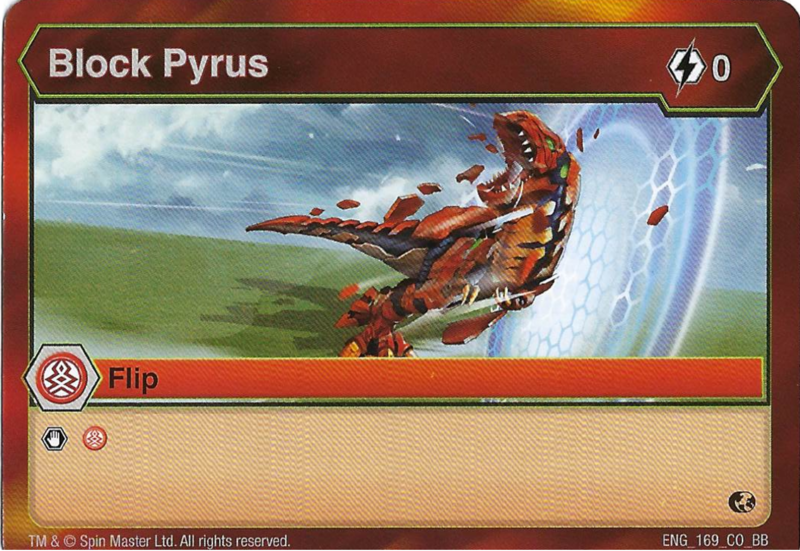 BAKUGAN Battle Brawlers Planet BLOCK PYRUS ENG 169 CO BB