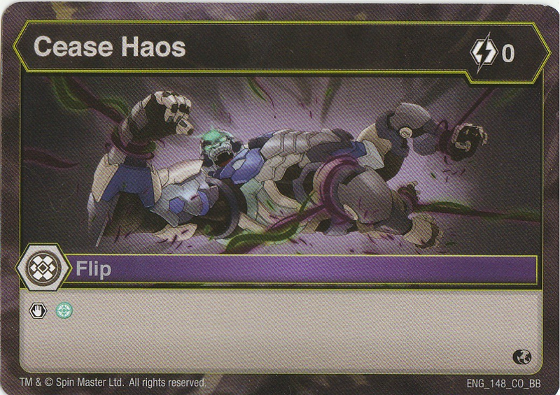 BAKUGAN Battle Brawlers Planet CEASE HAOS ENG 148 CO BB