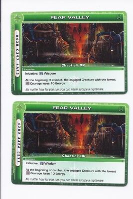 Lot of 2 Chaotic Location Fear Valley OP
