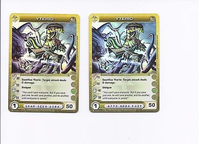 Lot of 2 Chaotic card Super RARE Mipedian Yterio