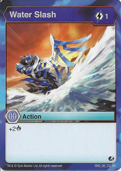 BAKUGAN Battle Brawlers Planet WATER SLASH ENG 26 CO BB