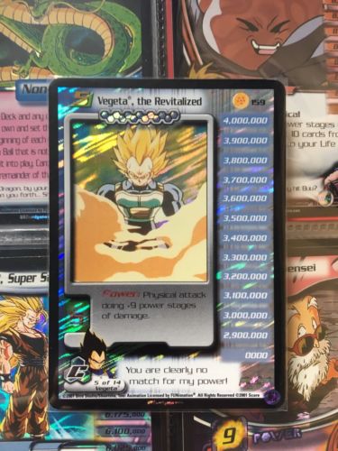 DBZ CCG DRAGONBALL VEGETA THE REVITALIZED 159 ULTRA RARE LIMITED EDITION 6 STAR