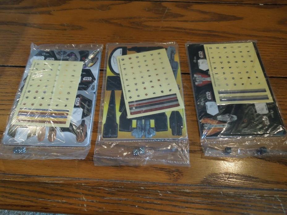 Star Wars Pocket Model Game Pack Lot of 3 in Packaging 2008 Wizkids Inc