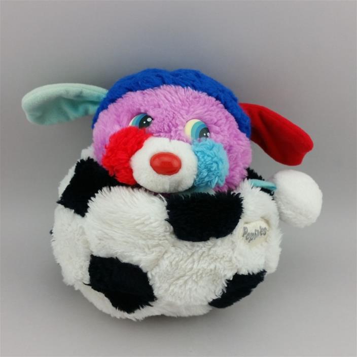Vintage Popples Plush Big Kick Soccer Sports Doll 11 inch 1986