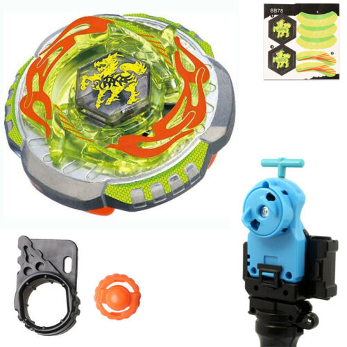 Fusion Masters BB78 Play Set Beyblade Rock Giraffe With Handle Launcher