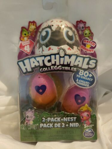 HATCHIMALS CollEGGtibles 2-Pack Season 4 Hatch Bright + Nest