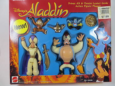 Disneys Aladdin Prince Ali and Parade Leader Genie Action Figure Playset 5303R
