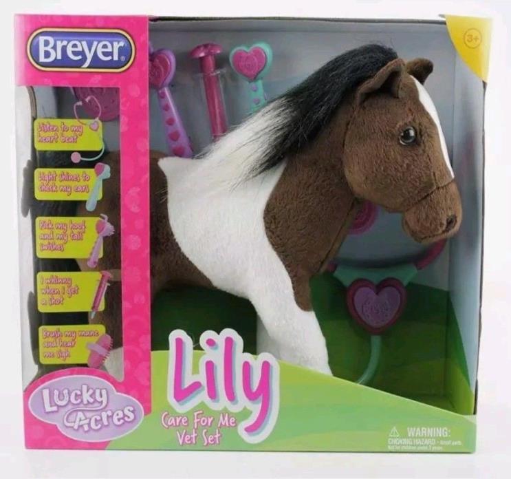 Breyer 7296 Lily Care for Me Vet Set Interactive Horse Toy, 14.5