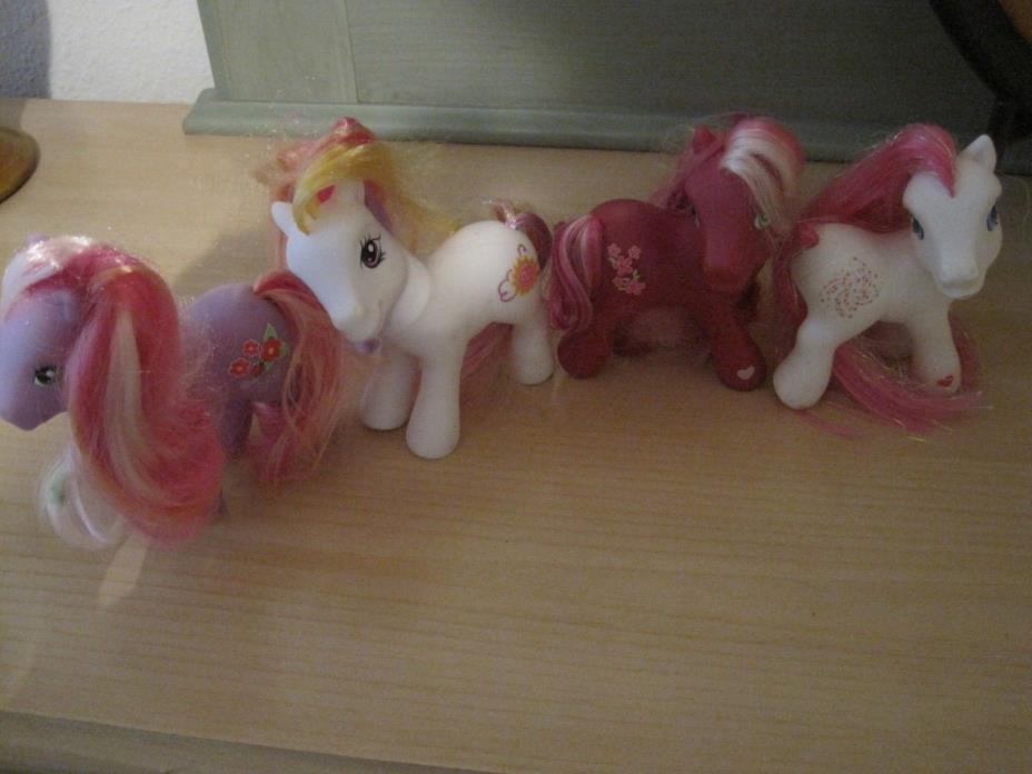 MY LITTLE PONY G3 LOT Cherry Blossom, Sunny Daze, Lady Bug and Star Swirl