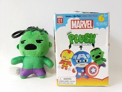 Zag Toys Marvel Series 1 Plush Clip-On’s Avengers Hulk