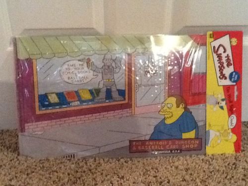 NIP The Simpsons TV Collectible Tin Wall Sign Decor Dungeon Baseball Card New!