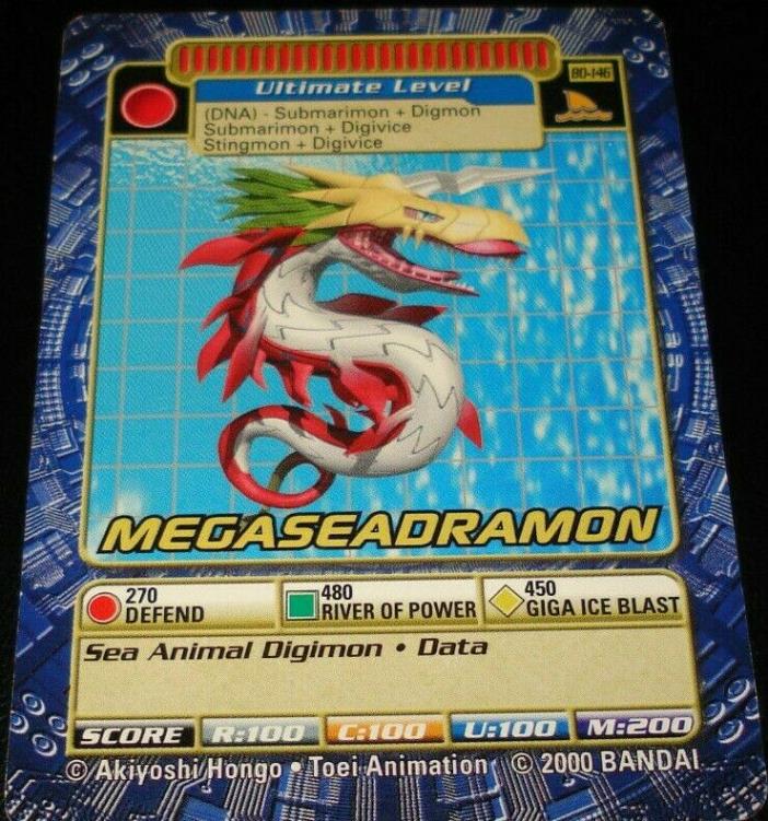 1x Digimon Booster Series BANDAI - megaseadramon bo-146