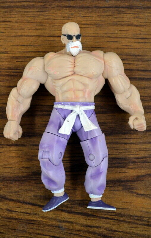 2003 RARE Jakks Dragon Ball Z Master Roshi Action Figure NICE