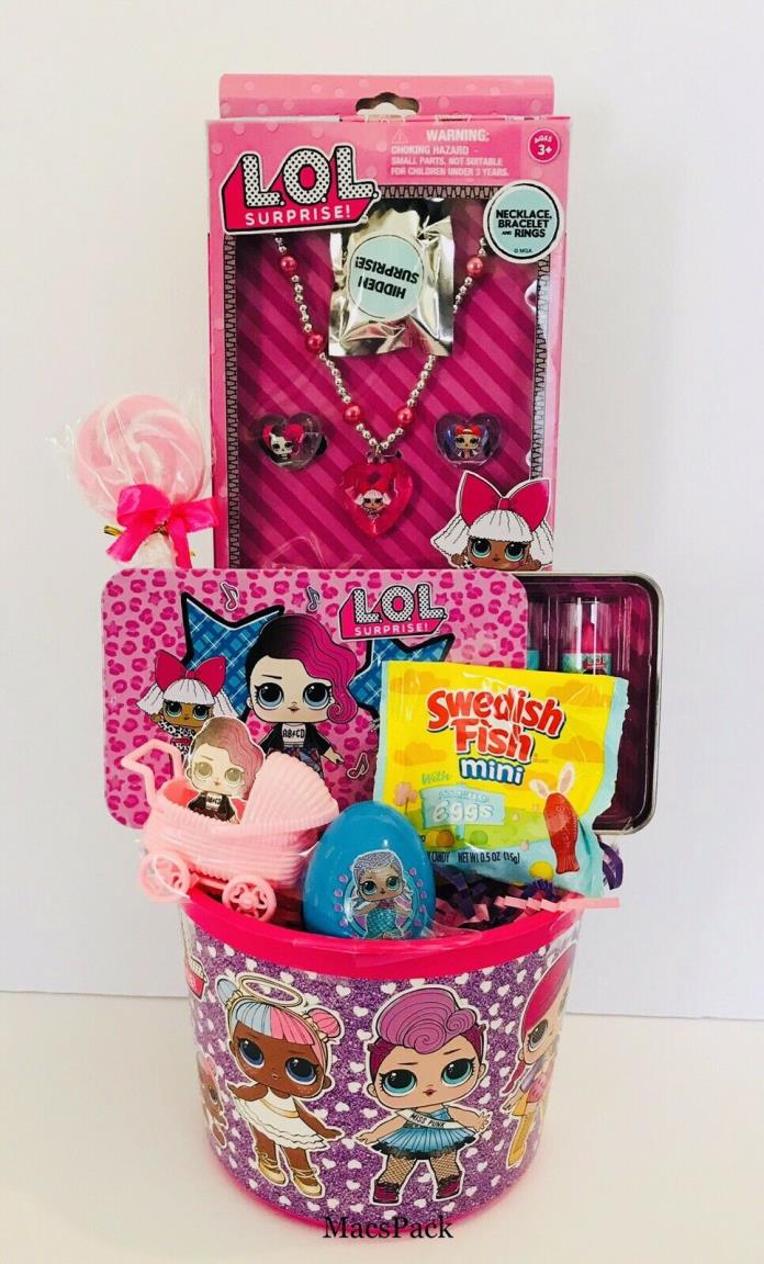 LOL Surprise Doll Easter Bucket Or Birthday Party Gift Bag One of a Kind