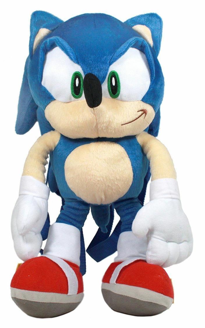 NEW Sonic The Hedgehog Soft Plush Backpack SEGA Figure 18