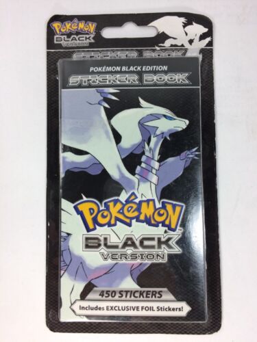 Pokémon Black Sticker Book 450 Exclusive Foil 2011 Edition Go Legendary