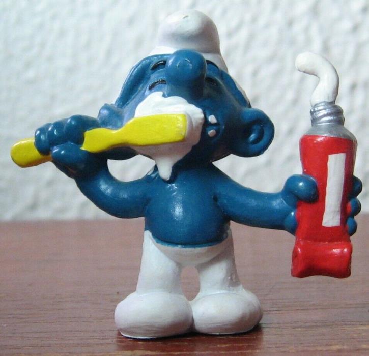 Smurfs - 20064 -Toothpaste Smurf - Long Toothpaste!