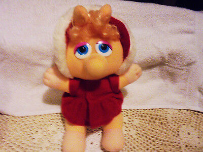 PLUSH BABY MISS PIGGY AS LITTLE RED RIDING HOOD....1997...APPROX 11
