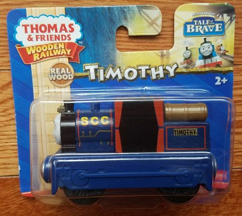 TIMOTHY Thomas & friends train Tank Wooden Railway NEW IN BOX Tale of the Brave