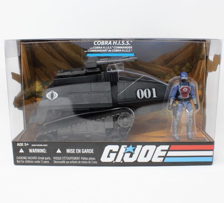 GI Joe 25th Anniversary Black Cobra HISS Tank With H.I.S.S. Commander MISB 2008