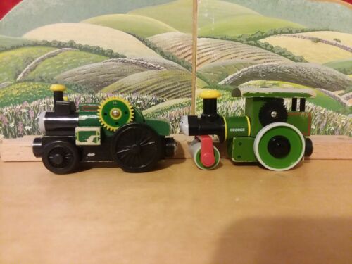 Thomas & Friends wooden trains - TREVOR & GEORGE