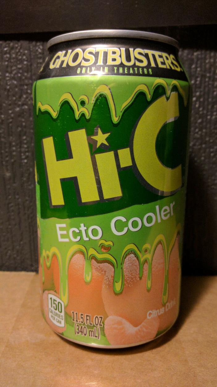 Ghostbusters limited edition Ecto-cooler 12oz can unopened 2016