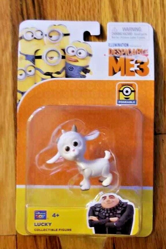 Despicable Me 3 LUCKY the Goat Collectible Figure. Rare New Never Opened Package