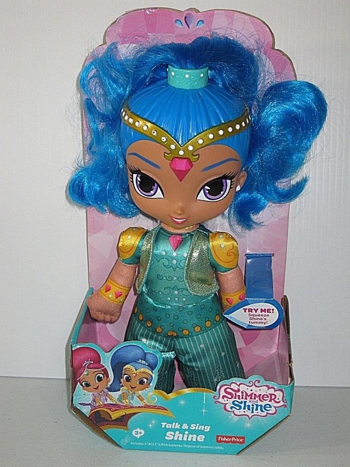 NEW Fisher Price SHIMMER & SHINE DOLL Talk & Sing SHINE Nickelodeon MISTAKE SONG