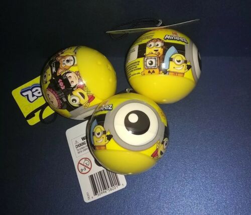 3 pack! Despicable Me 3 Mineez Minion Made Mystery Blind Balls Minions Series 1