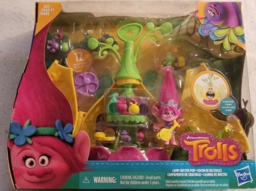 Trolls 12 inch Holiday Camp Critter Pod Playset Poppy Toys 12