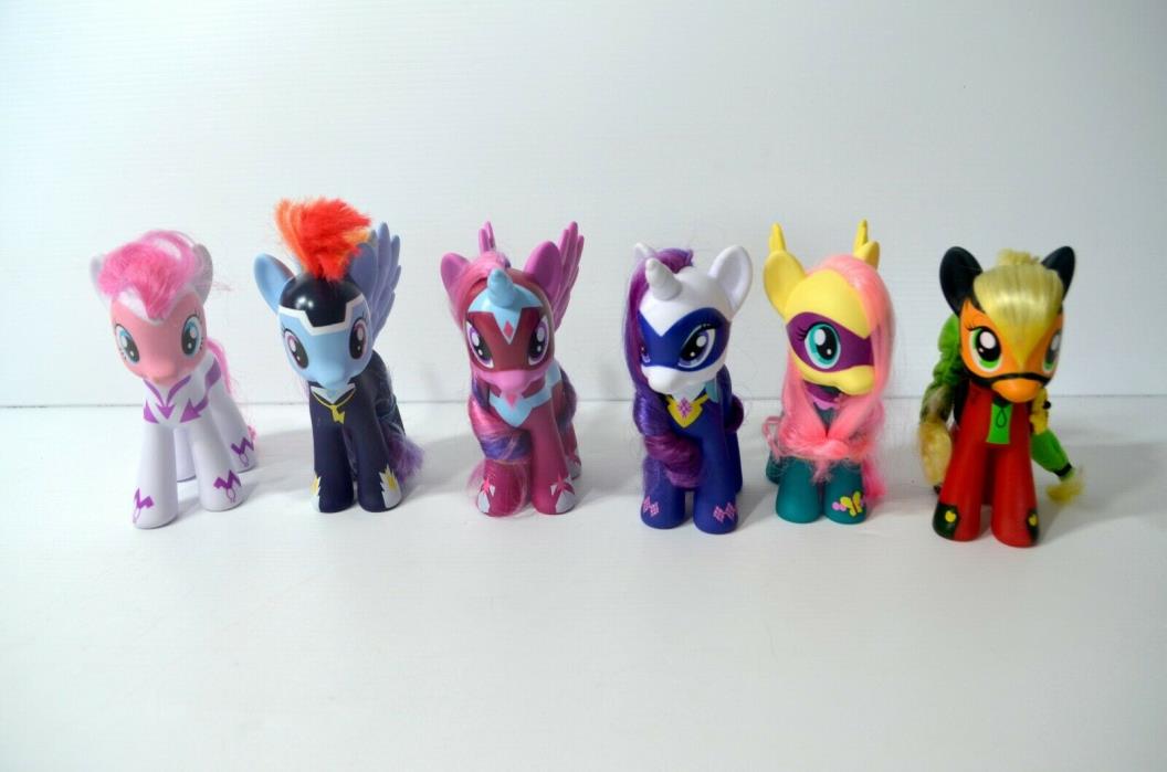 My Little Pony Power Pony 6 Super Hero Power Ponies 2010 Target Exclusive Lot