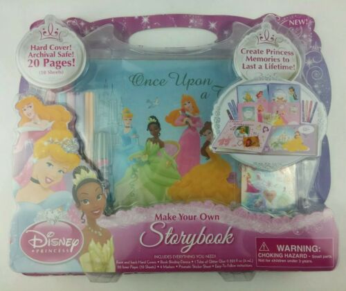 NEW Disney Princess Make Your Own 20 Pg Hardcover Storybook Child Craft Memories