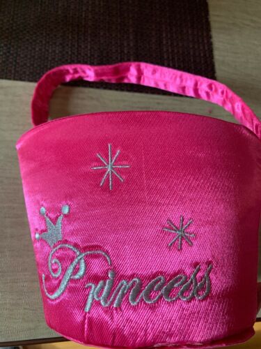 Easter Basket Princess Pink & Silver Stitching