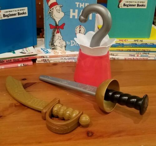 Jake and Neverland Pirates Lot 3pcs Toy Jake Sword Hooks Hand Sword Disney