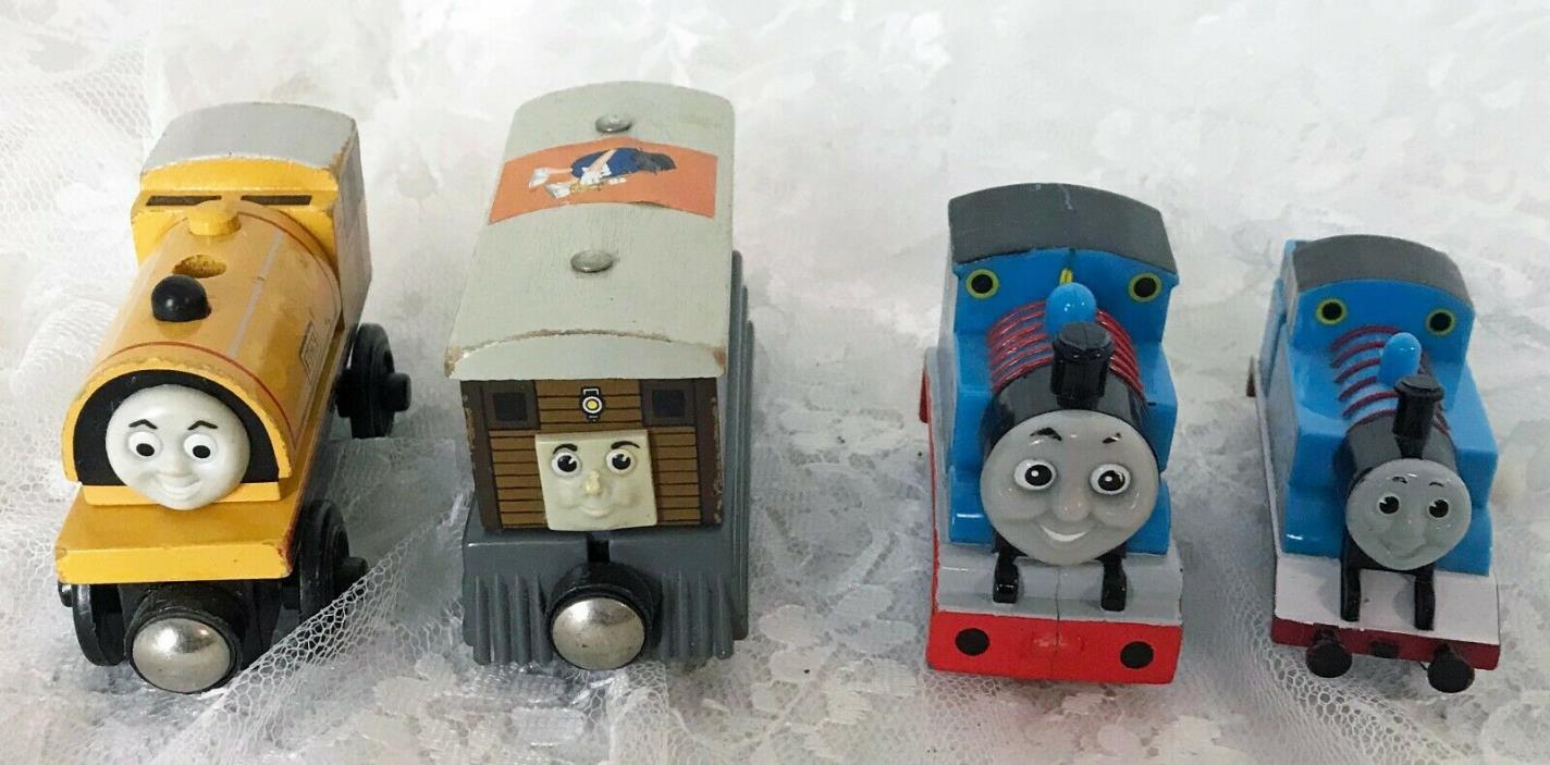 Thomas the Tank Engine & Friends Lot of 4 Toys Vintage Toby and Ben