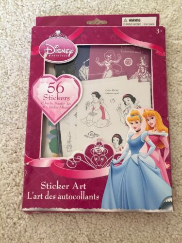 Disney Princess Sticker Art Set - 56 Stickers Multipack - New in Box