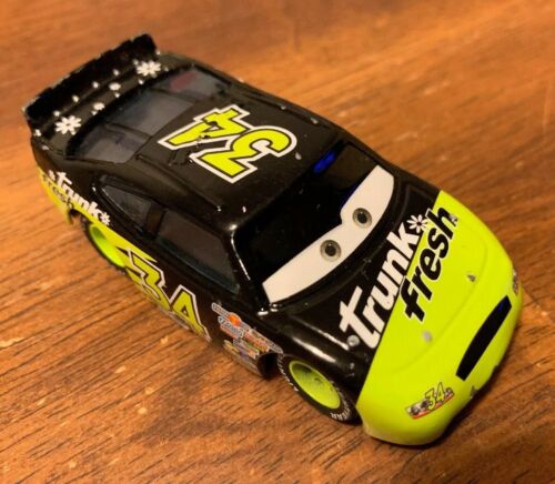 Disney Pixar Cars- Trunk Fresh #34 Race Car (Rubber Tires).